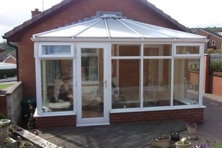 Before Edwardian Style Tiled Warm Roof Conservatory Before Edwardian Style Tiled Warm Roof Conservatory,