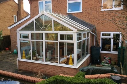 Before Tiled Warm Roof Conservatory Before Tiled Warm Roof Conservatory,