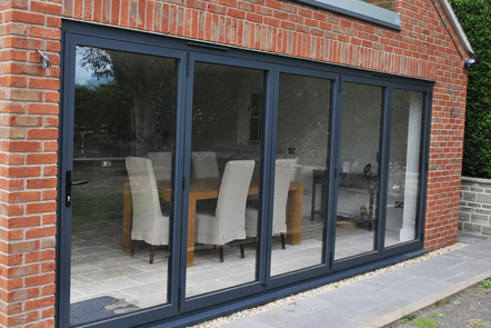 Anthracite Grey Aluminium Bi-folding Doors Anthracite Grey Aluminium Bi-folding Doors,