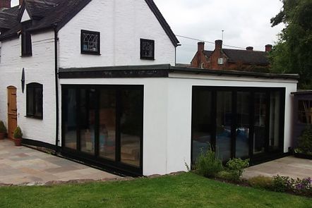 Black Aluminium Bi-folding Doors Black Aluminium Bi-folding Doors,