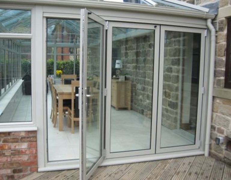 Aluminium And Pvcu Bi Fold Doors
