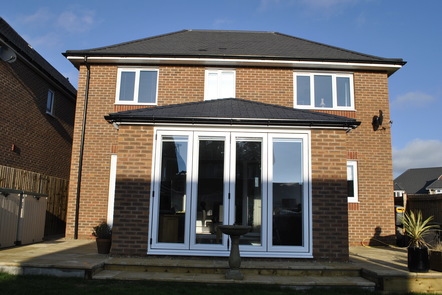 White PVCu Bi-folding doors White PVCu Bi-folding doors,