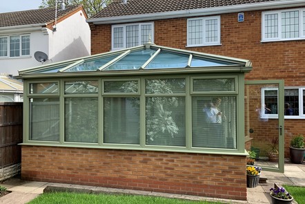 Chartwell Green Aluminium Conservatory, 