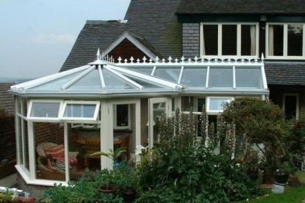 White PVCu Conservatory, 
