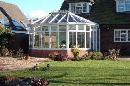 White PVCu Conservatory, 