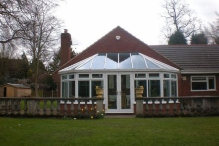 White PVCu Conservatory, 