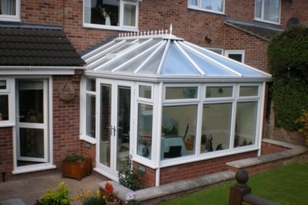 White PVCu Conservatory, 