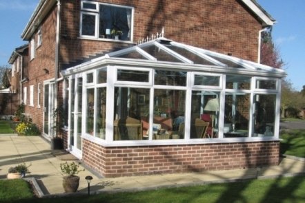White PVCu Conservatory, 