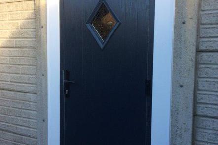Anthracite Grey Diamond Cottage Composite Door Anthracite Grey Diamond Cottage Composite Door,