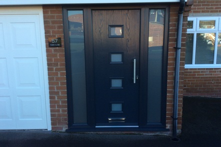 Anthracite Grey Door Anthracite Grey Door,