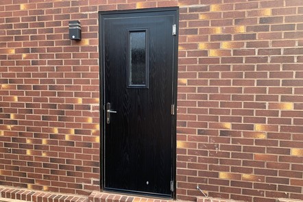 Black Cottage Composite Door  Black Cottage Composite Door,