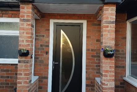 Black-White PVCu Door Black-White PVCu Door,