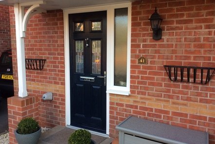 Blue Composite Door  Blue Composite Door,