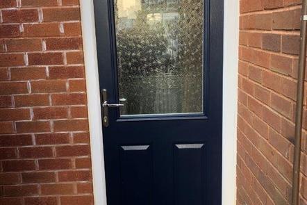 Blue Composite Door Blue Composite Door,
