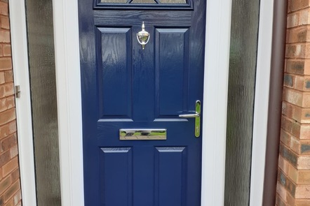 Blue Composite Door Blue Composite Door,