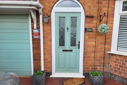 Chartwell Green Dual Glazed Composite Door  Chartwell Green Dual Glazed Composite Door,