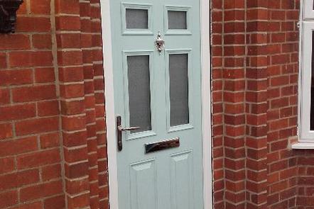 Duck Egg Arched Composite Door Duck Egg Arched Composite Door,