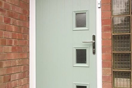 Green Composite Door  Green Composite Door,