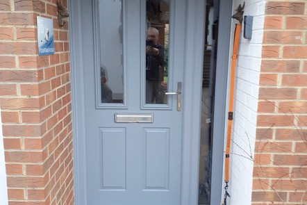 Light Grey Composite Door & Side Light Light Grey Composite Door & Side Light,