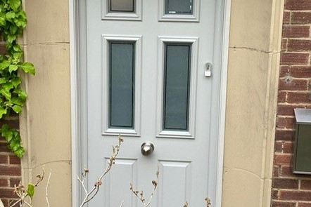 Silk Grey Composite Door  Silk Grey Composite Door,