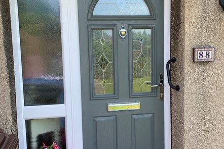 Traffic Grey Composite Door  Traffic Grey Composite Door,