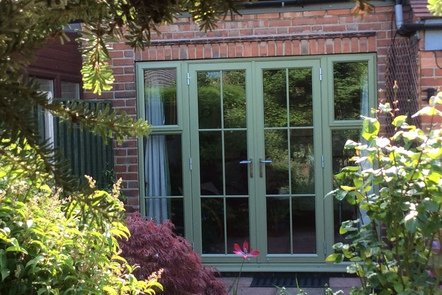 Heritage Green Aluminium French Doors Heritage Green Aluminium French Doors,