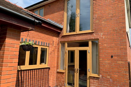 Irish Oak French Doors PVCu Irish Oak French Doors PVCu,