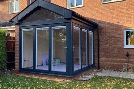 Anthracite Grey Garden Room  Anthracite Grey Garden Room,