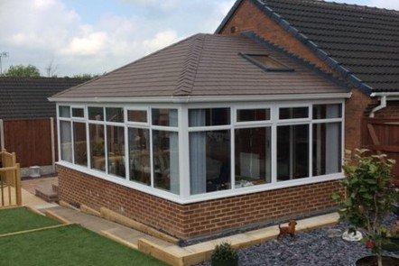 PVCu Garden Room for a Bungalow PVCu Garden Room for a Bungalow, designed and built by Abbey & Burton Glass in the Derby and Burton areas.
