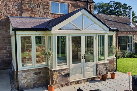 Hardwood Garden Room  Hardwood Garden Room, designed and built by Abbey & Burton Glass in the Derby and Burton areas.