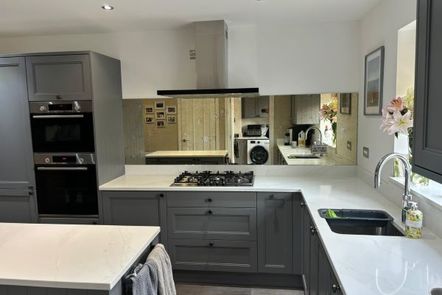 Antique Mirror Splashback, 