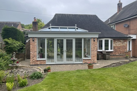 Agate Grey Aluminium Orangery, 