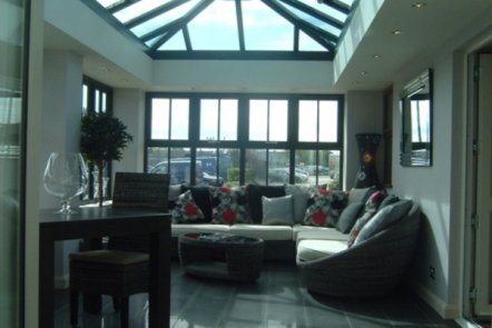 Anthracite Grey PVCu Orangery Anthracite Grey PVCu Orangery,