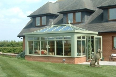 Heritage Green Aluminium Orangery Heritage Green Aluminium Orangery,