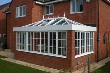 White Aluminium Orangery, 