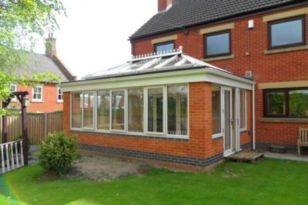 White PVCu Orangery White PVCu Orangery,