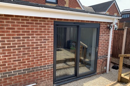 Anthracite PVCu Patio Doors, 