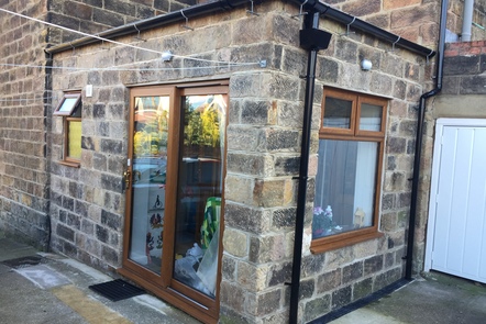 English Oak Patio Door, 