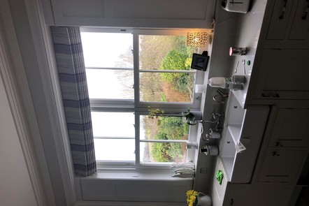 White Woodgrain Sliding Sash, 