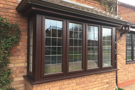 Rosewood Dummy Sash Bay Window  Rosewood Dummy Sash Bay Window,