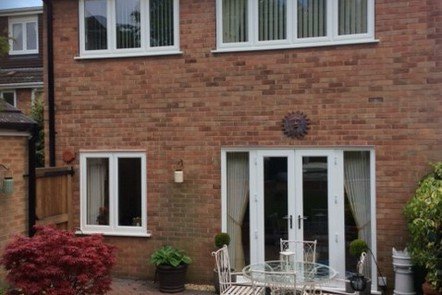 White PVCu Dummy Sash Windows, 